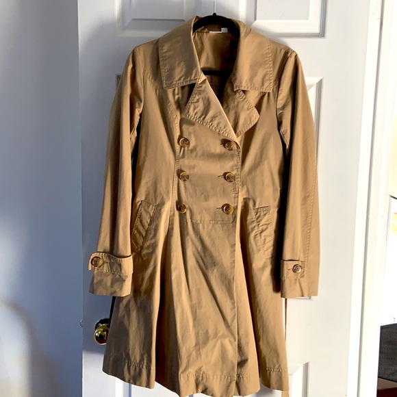 Belted tan Trench-coat by OXMO Size M - Picture 5 of 7
